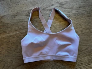 b.temp'd Blush Small Scoop Neck Crop Criss Cross Back Sports Bra NWT!!!!! - Picture 1 of 2