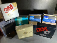 80 5.25" floppy disks 3M, Polaroid, SK, InmacPlus