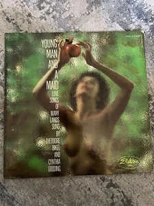 Young Man and A Maid LP - T Bikel & C Goofing Elektra 109-CHEESECAKE AUTOGRAPHED - Picture 1 of 4