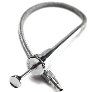 All Metal 8" Shutter Release Cable For 35mm 120 Film SLR Rangefinder TLR Camera - Picture 1 of 5