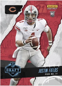 In-Hand 2021 Panini Instant Justin Fields Rookie Draft Night #11 Pick RC +Bonus - Picture 1 of 1