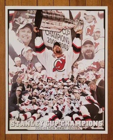 New Jersey Devils 2003 Stanley Cup Champions Poster, NEW Cover