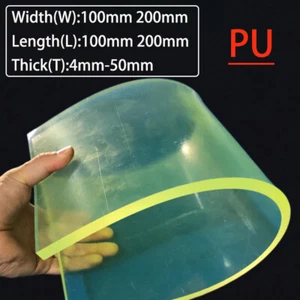PU Polyurethane Sheet Elastic Board Plate 100mm / 200mm Width 4mm-50mm Thickness - Imagen 1 de 5