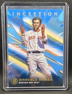 Marcelo Mayer 2023 Bowman Inception #13 Blue Foil /99 Boston Red Sox - Picture 1 of 2