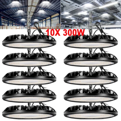 ROYANA 10X 300W UFO LED iluminación de nave lámpara de taller foco industrial lámpara de nave