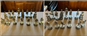 vtg ES LOWE  ANRI Renaissance Chess Set Replacement Pieces not complet - Picture 1 of 13