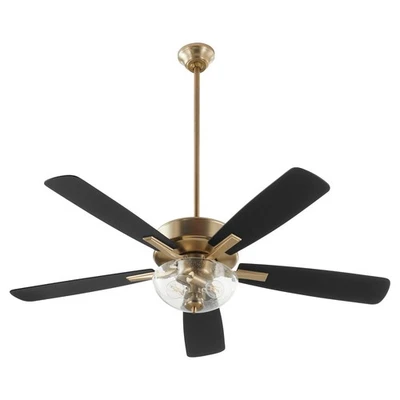 Aged Brass 52"Ceiling Fan from the Ovation Collection - Image 1 of 2