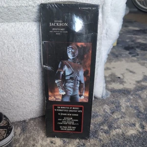 MICHAEL JACKSON History, Past, Present And Future 2 Cassette Tape set 1995 Box  - Picture 1 of 5
