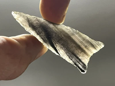 FENOMENAL ARTEFACTO PUNTA FLECHA OREJERAS BUCHANAN OREGON AUTÉNTICO ob Foto 1 de 4