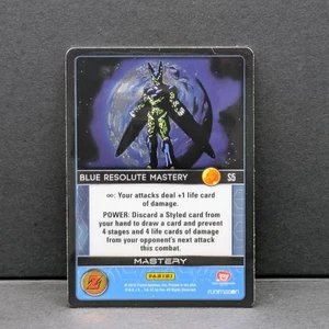 2016 Panini Dragon Ball Z Awakening Blue Resolute Mastery FOIL #S5 NM - Picture 1 of 2