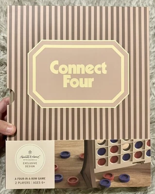 Connect 4 Board Game by Hearth & Hand with Magnolia, Ages 6+, 2 Players, BNIP - Image 1 of 4