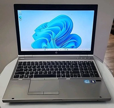 HP EliteBook 8570p i5-3210M 4xCPU@2.5GHz 4GB RAM 500GB HDD Battery(11D2) - Image 1 of 4