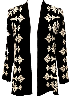 Cárdigan abierto de manga larga Charter Club para mujer talla Mezcla de algodón/lana M suave acogedor Foto 1 de 4