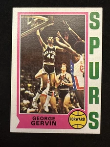 1974–75 Topps George Gervin (#196) NM Rookie Card, HOFer, Iceman ^GRUMPYBUCK^ - Picture 1 of 2