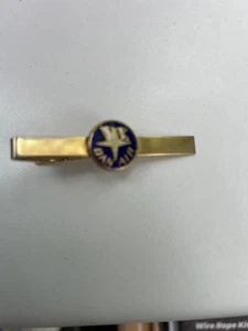Vintage English Made Gold Tone Enamelled Dan Air Tie Bar Clip - Enamelled - Picture 1 of 1
