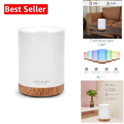 BPA-Free 300ML Essential Oil Diffuser with 7 LED Colors - Perfect Gift Idea - Image 1 of 4