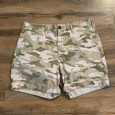 Pantalones Cortos Gap Khakis Estampado Camuflaje 5" Entrepierna Puños Talla 8 Foto 1 de 4