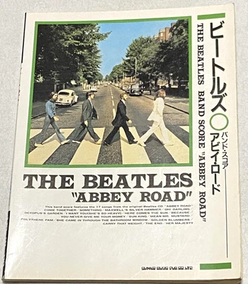 The Beatles Abbey Road Band Score Japan Guitar Bass Drums Vocal TAB Music Book - Image 1 of 4
