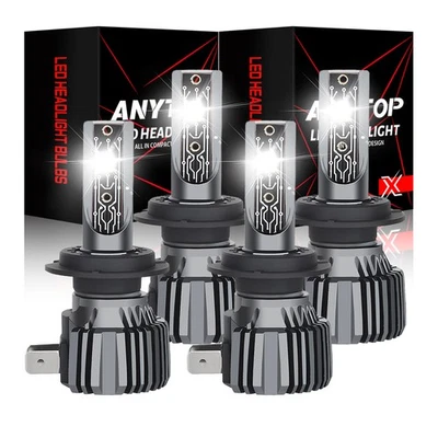 For Hyundai Sonata 2011-2013 2014 6X Combo LED Headlight Hi/Lo Bulbs Lamp 10000K - Image 1 of 4