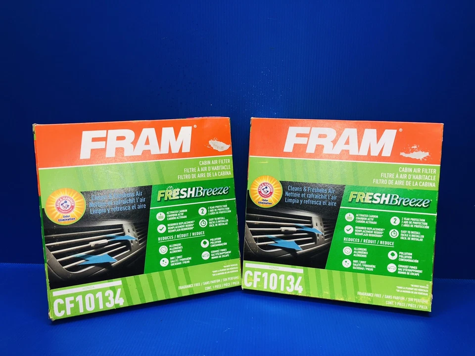 (DOS) HONDA ACUERDO CIVIC CRV Acura MDX RDX RL TL TSX CABINA AIR FITLER CF10134 Foto 1 de 1