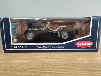 Kyosho 7025Y Triumph TR3A échelle 1/18 (jaune ) en boite - Photo 1/4