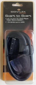 SIGNALEX SCART TO SCART CABLE 1.5m NEW 21 to 21 pins TV, DVD, Video, Sound, SKY - Picture 1 of 3