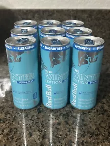 (9) Red Bull Winter Edition Iced Vanilla Berry - SUGAR FREE 8.4 FL oz RARE - Picture 1 of 2