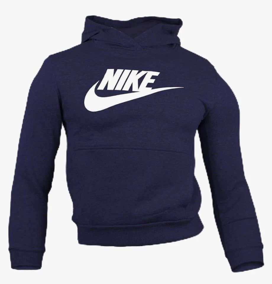 Nike Fleece Hoody Kids Youth Club, Azul Marinho - Imagem 1 de 1