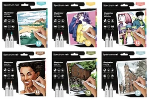 Spectrum Noir - Illustrator - 12 Pen Pack - Neu verpackt - Crafter's Companion - Bild 1 von 45