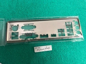 ASUS PRIME H370M PLUS IO SHIELD TYLNA PŁYTA (UŻYWANY METAL), ORYGINALNA - Zdjęcie 1 z 1