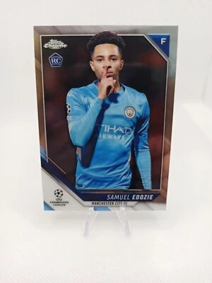 #78 SAMUEL EDOZIE RC 21 22 MANCHESTER CITY TOPPS CHROME UCL 2021 2022 - Imagen 1 de 2