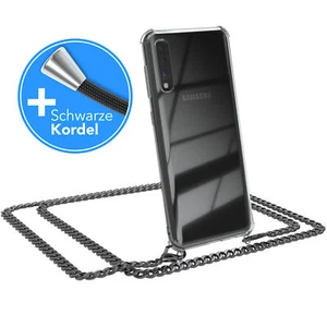 Do Samsung Galaxy A50 / A30s / A50s Etui na telefon Zawieszenie Sznurek Case Łańcuszek Szary - Zdjęcie 1 z 7