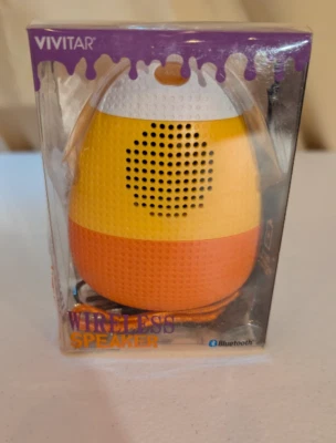 Altavoz Inalámbrico Bluetooth Vivitar Diseño Candy Corn Nuevo Foto 1 de 3