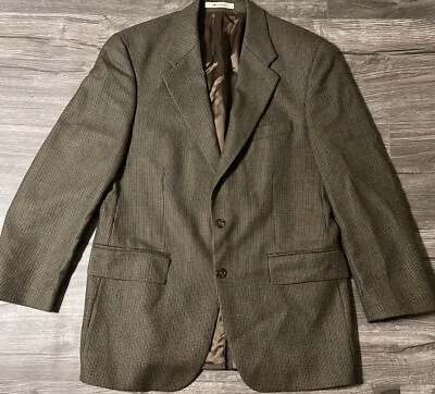 Chaqueta Blazer Chaps Ralph Lauren Lord And Taylor Vintage Lana, Pata de Gallo, 42R Foto 1 de 4