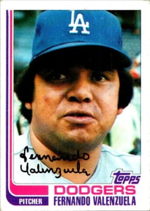 1982 Topps Baseball #510 Fernando Valenzuela Soft Corners Free Ship - Picture 1 of 2