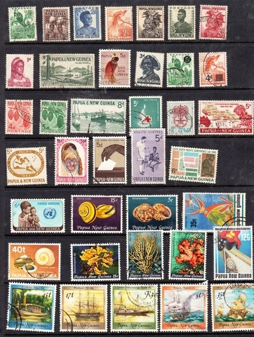 1952 onwards - Papua New Guinea (PNG) - 38 assorted FU Issues Cover