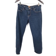 KUT FROM THE KLOTH Bardot Jeans Blue dark wash Boyfriend Skinny Crop 6 Women's