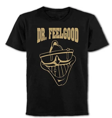 Camiseta Dr. Feelgood Punk Rock Wave | Camisetas Regular Unisex Reino Unido Fast Free Post Foto 1 de 2