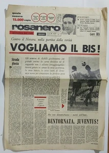 23440 ROSANERO periodico del club - a. 2 nr 9 6/1967 - Palermo calcio Bercellino - Imagen 1 de 4