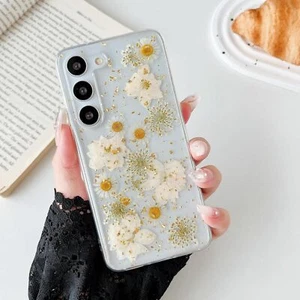 XIZYO for Samsung Galaxy S23 Plus Plus, White Flower - Picture 1 of 6