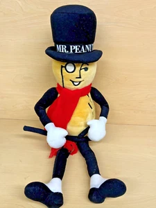 Vintage Planters MR PEANUT 26" Plush Stuffed Doll W Red Scarf & Cane - 1991 NOS - Picture 1 of 18
