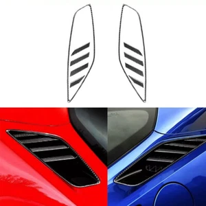 Real Carbon Fiber Rear Side Fender Air Intake Cover Trim For Corvette C7 2014-19 - Bild 1 von 10