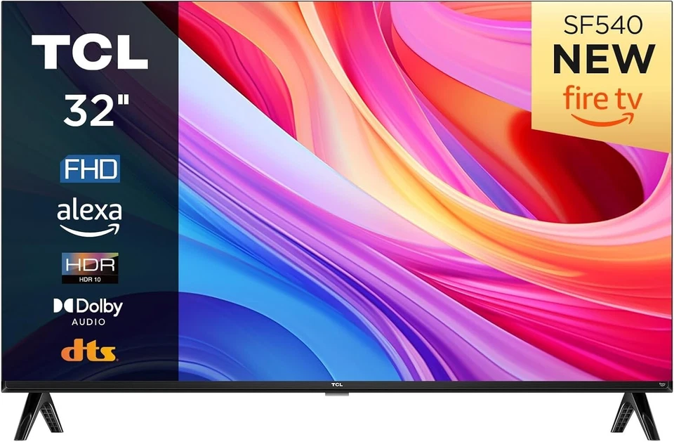 TCL 32 Inch Fire TV 32" Smart Full HD HDR LED TV with Alexa 32SF540K