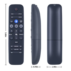 Mando a distancia de repuesto para Philips Soundbar 996580002887 HTL3140B HTL2163B HTL4110B - Imagen 1 de 7