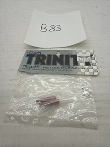 Vintage RC Car Team Losi Trinity TRI34050 Aluminum Front Axles Hop-Up Old Stock - Picture 1 of 1