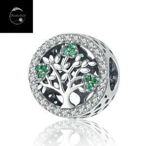 Sterling Silver 925 Charm Family Tree Love Heart Bead Wife Daughter Mum Sister - Picture 1 of 14
