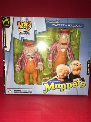 Figuras exclusivas de los Muppets de Statler y Waldorf de Wizard World 2003 Foto 1 de 4