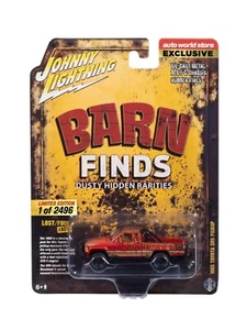 1985 TOYOTA SR5 PICKUP WEATHER RED BARN FIND 1/64 DIECAST BY JOHNNY LIGHTNING - Picture 1 of 24