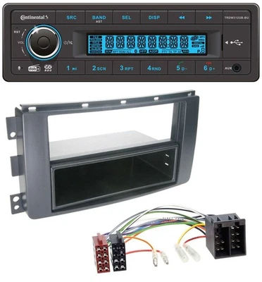 Continental MP3 DAB USB Bluetooth Autoradio für Smart ForFour 454 ForTwo 451 ISO - Bild 1 von 4