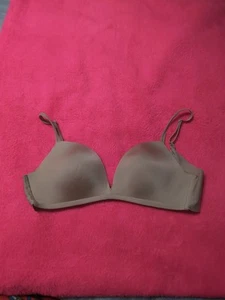 Victoria's Secret beige gepolsterter T-Shirt-BH ohne Bügel Größe 34C - Bild 1 von 8
